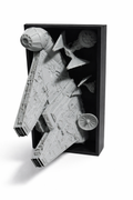 Millennium Falcon book nook