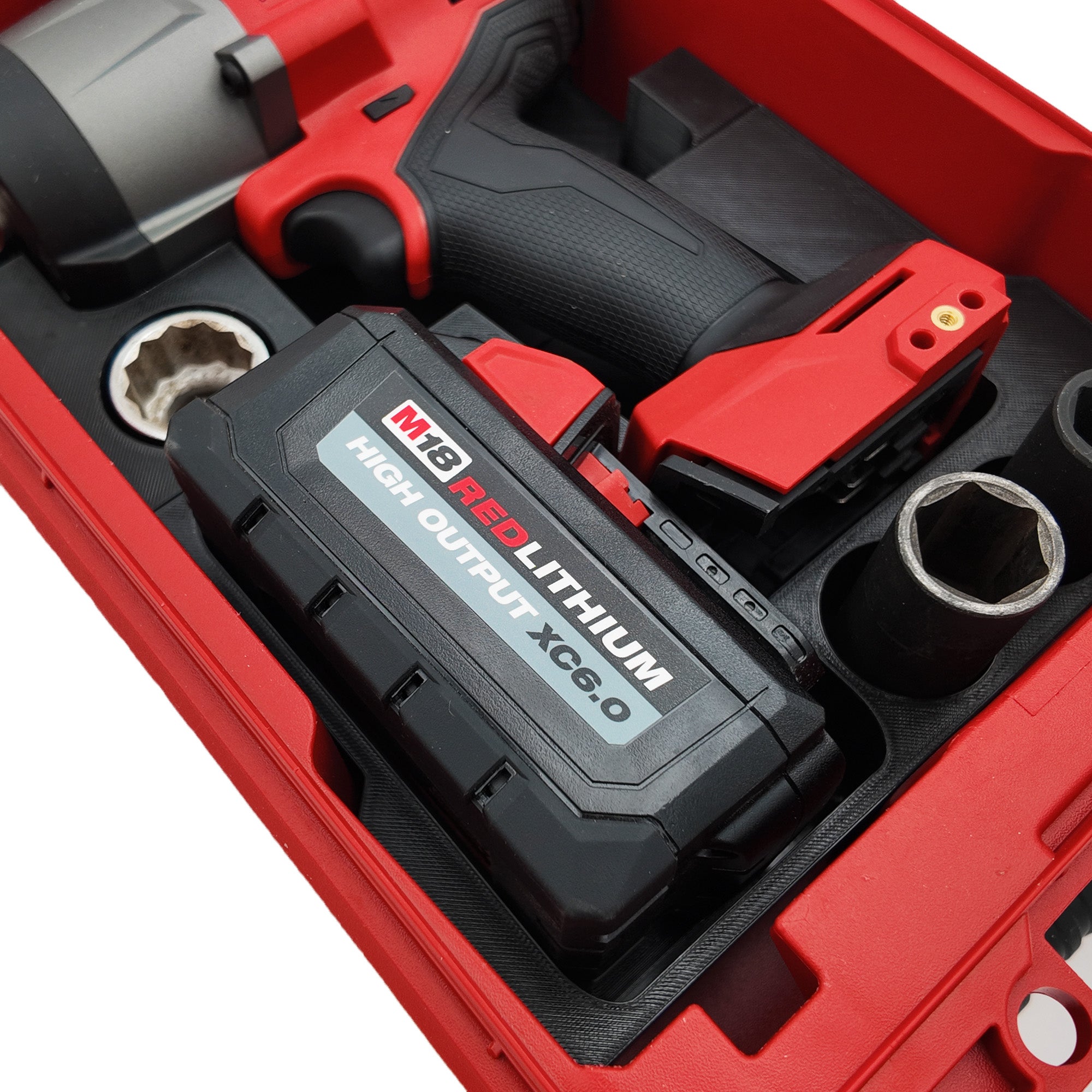 M18 Fuel High Torque Impact Wrench Organizer for Milwaukee Compact Packout