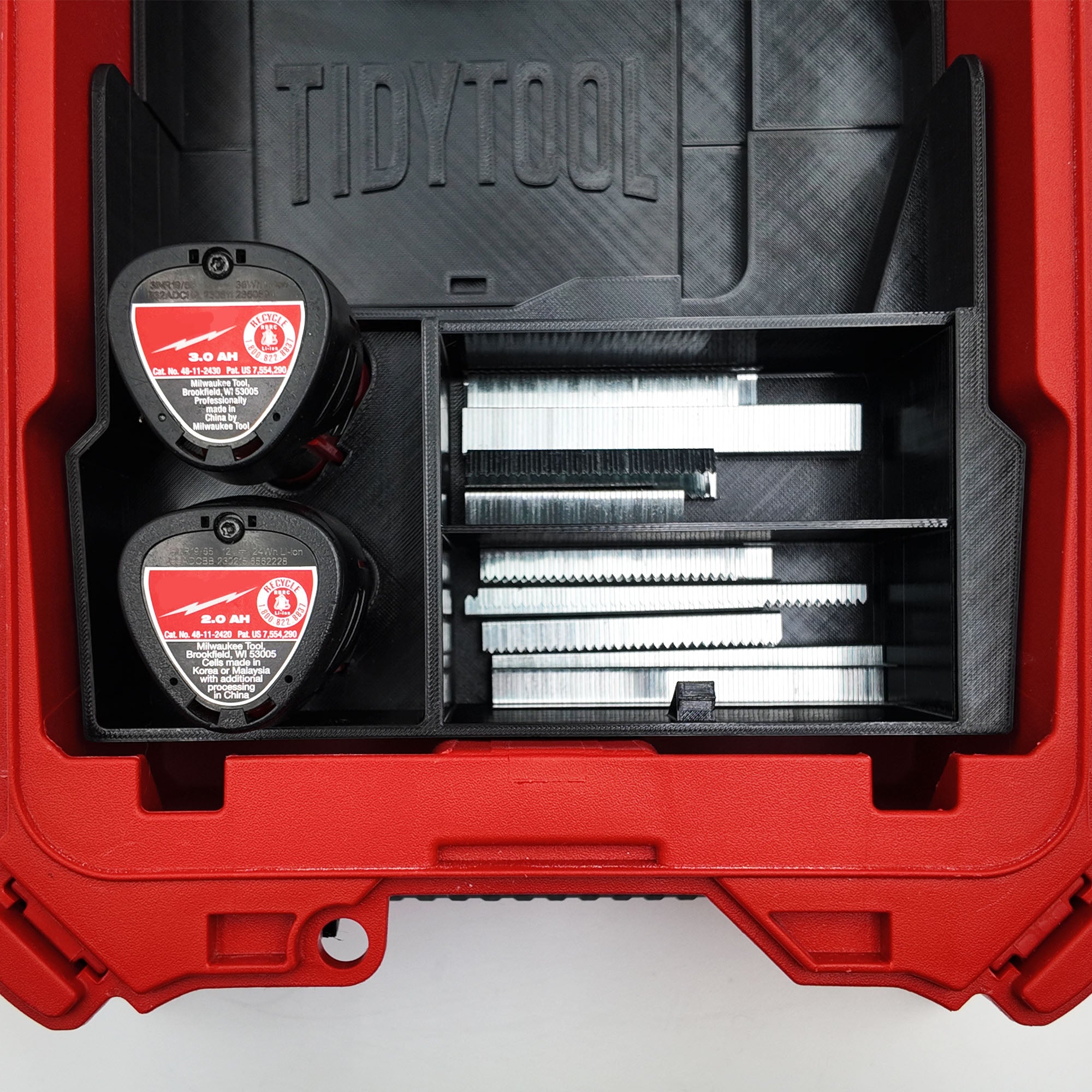 M12 Crown Stapler Organizer for Milwaukee Compact Packout