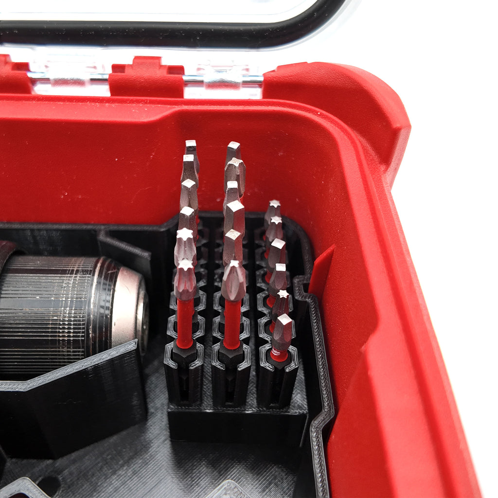 M18 Drill Driver Organizer for Milwaukee Compact Packout