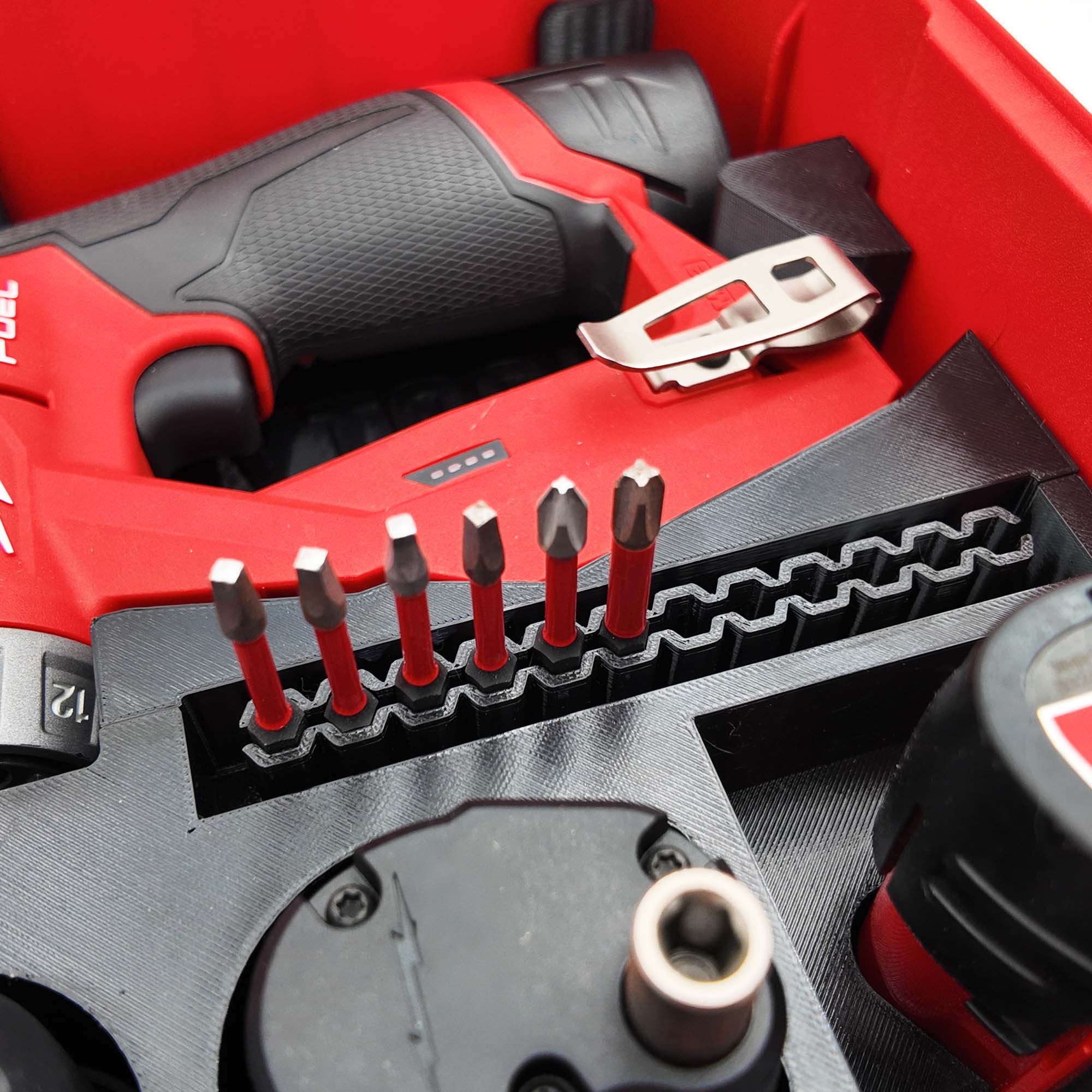 M12 Fuel Installation Drill Organizer for Milwaukee Compact Packout r3