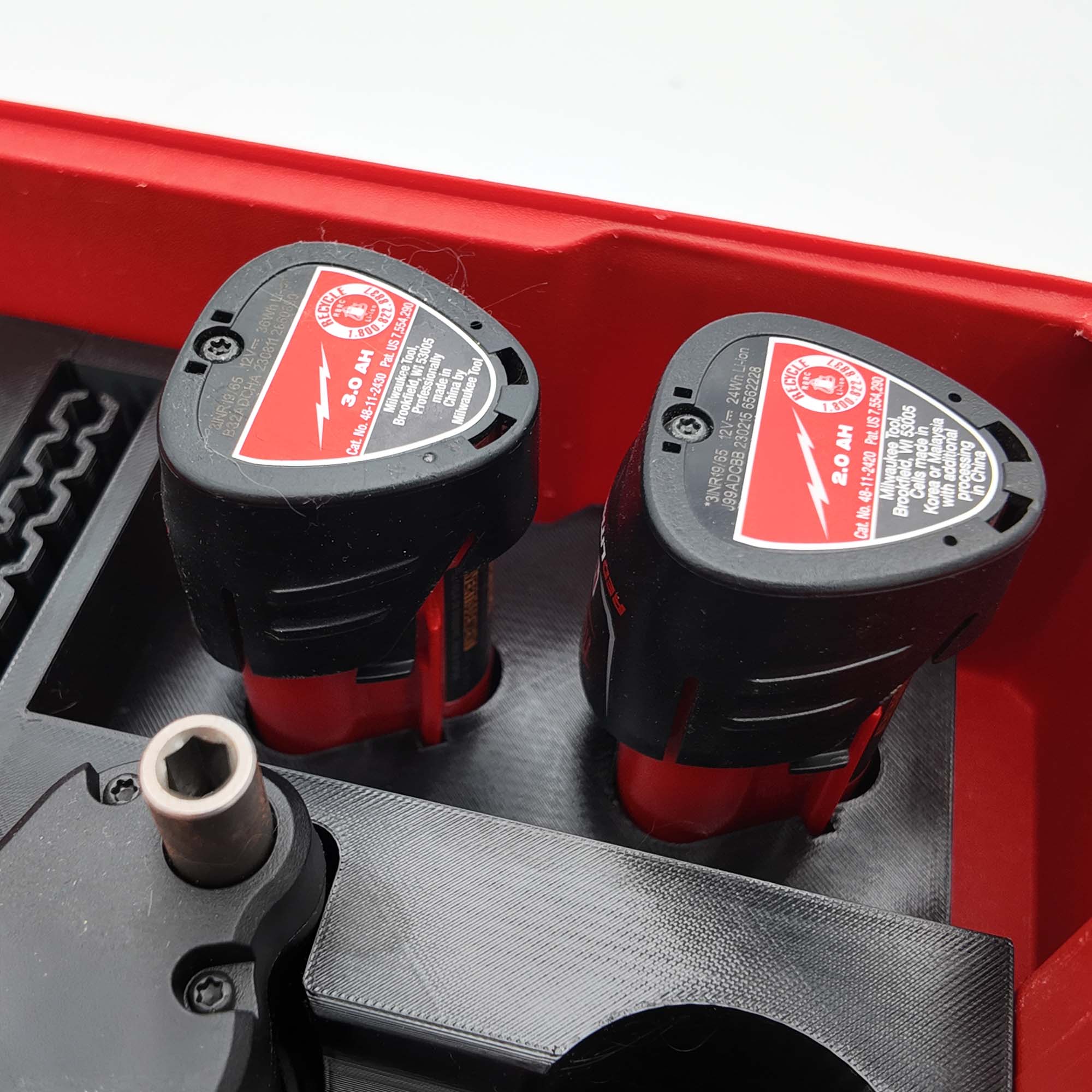 M12 Fuel Installation Drill Organizer for Milwaukee Compact Packout r3