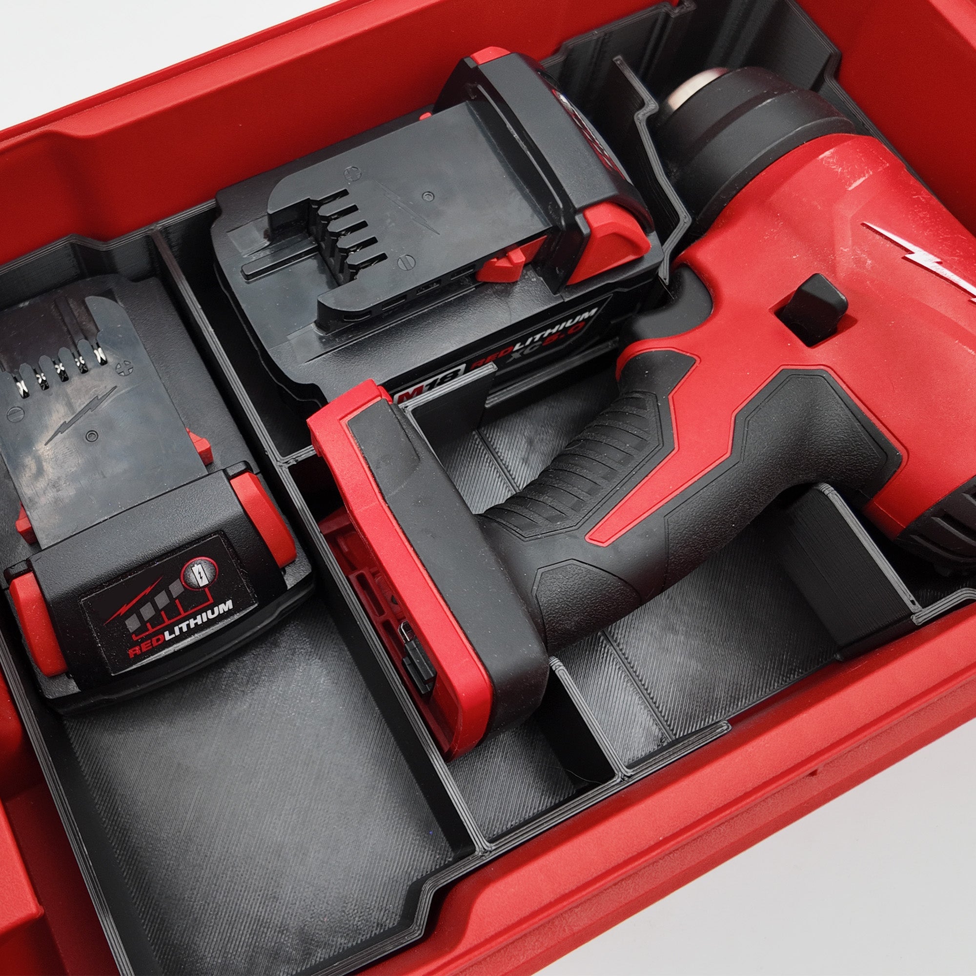 M18 Heat Gun Organizer for Milwaukee Compact Packout