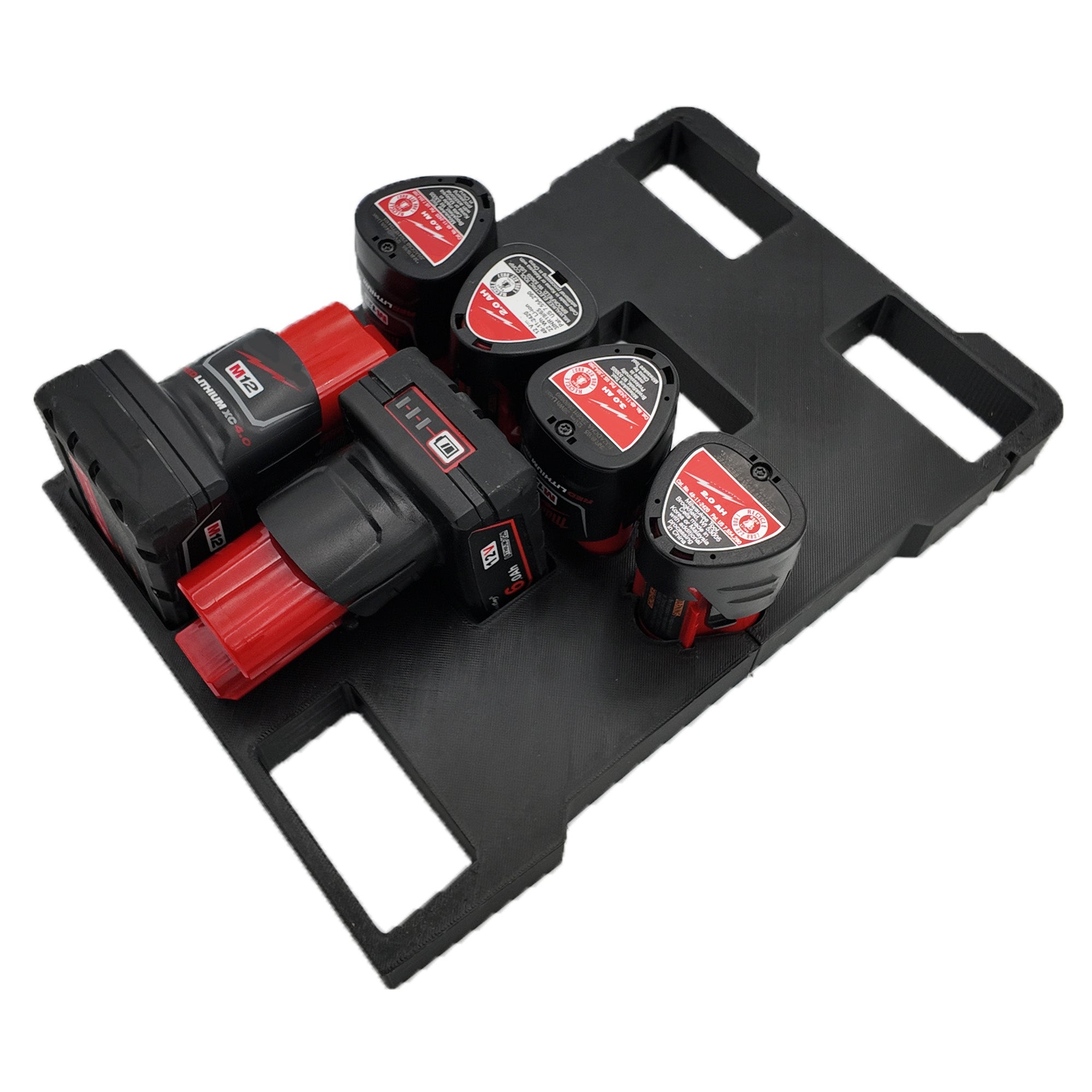 M12 Mixed Battery Organizer for Milwaukee Compact Packout