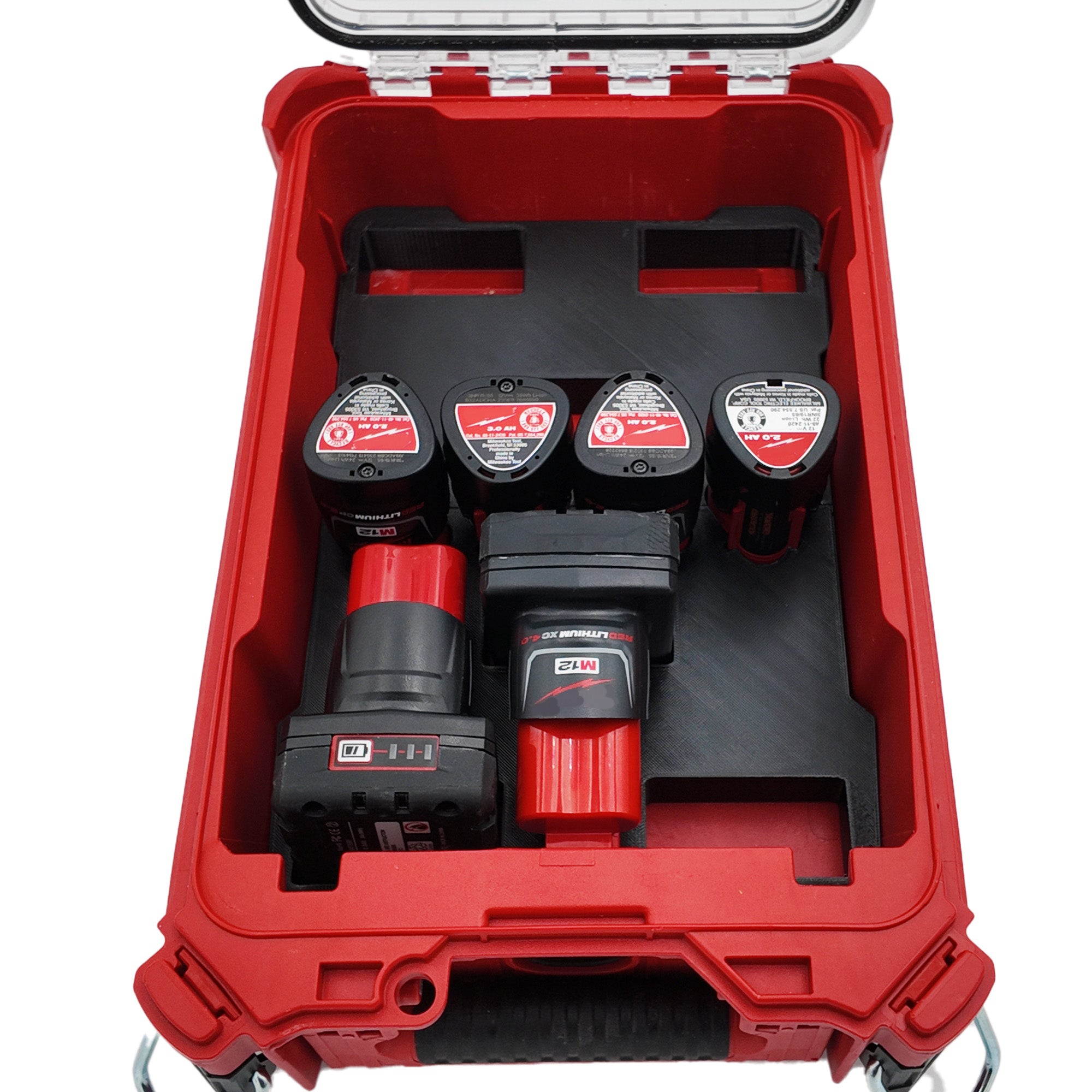 M12 Mixed Battery Organizer for Milwaukee Compact Packout