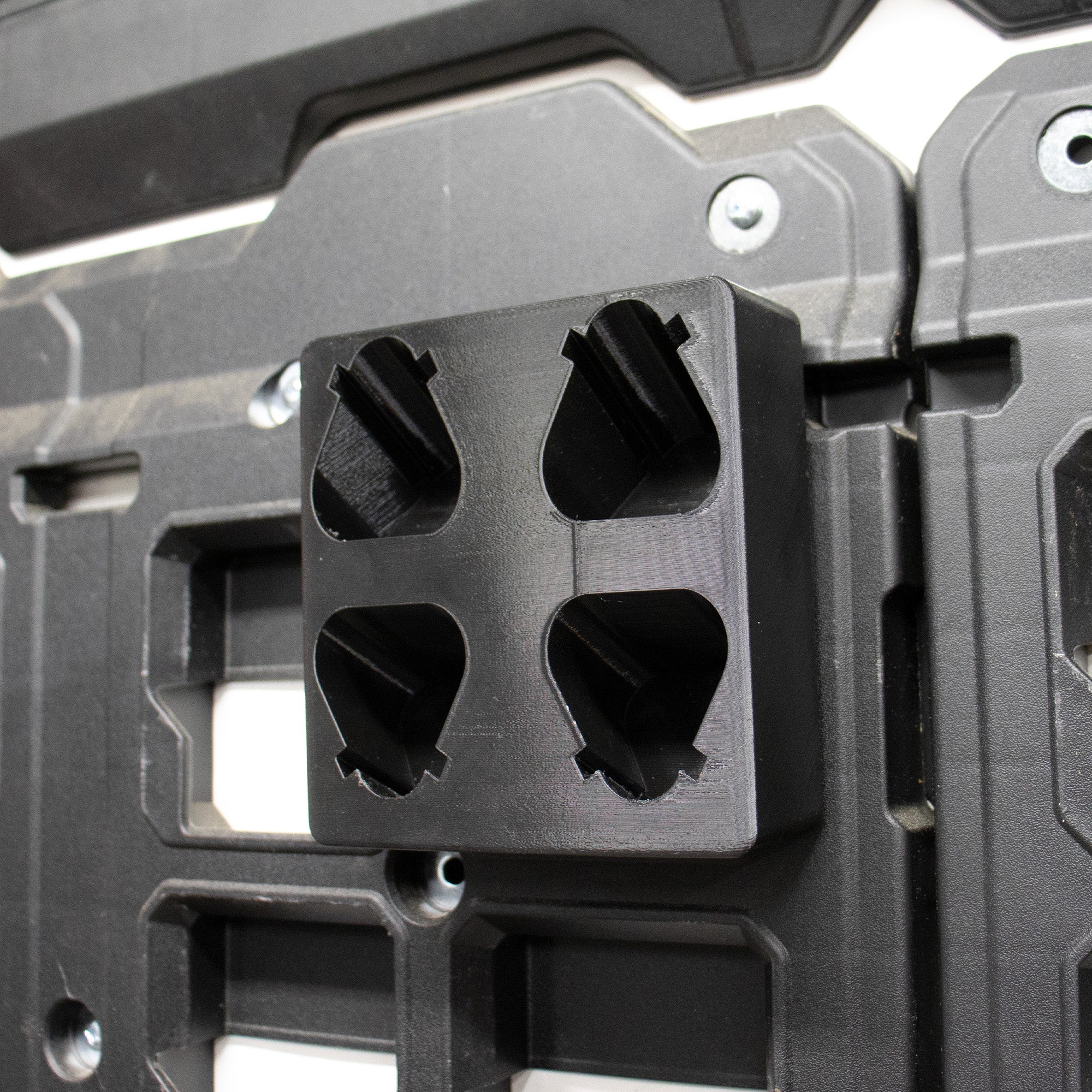 Packout Wall M12 Battery Holder Quad Mount  Large and Small Batteries